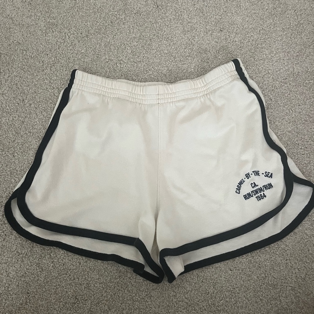 Classic Cream and Navy Brandy Melville Shorts